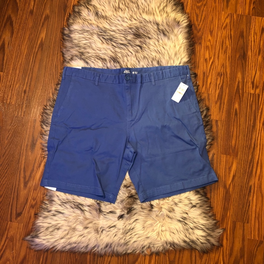 IZOD Relaxed Flat Front Chino Shorts w/ Stretch